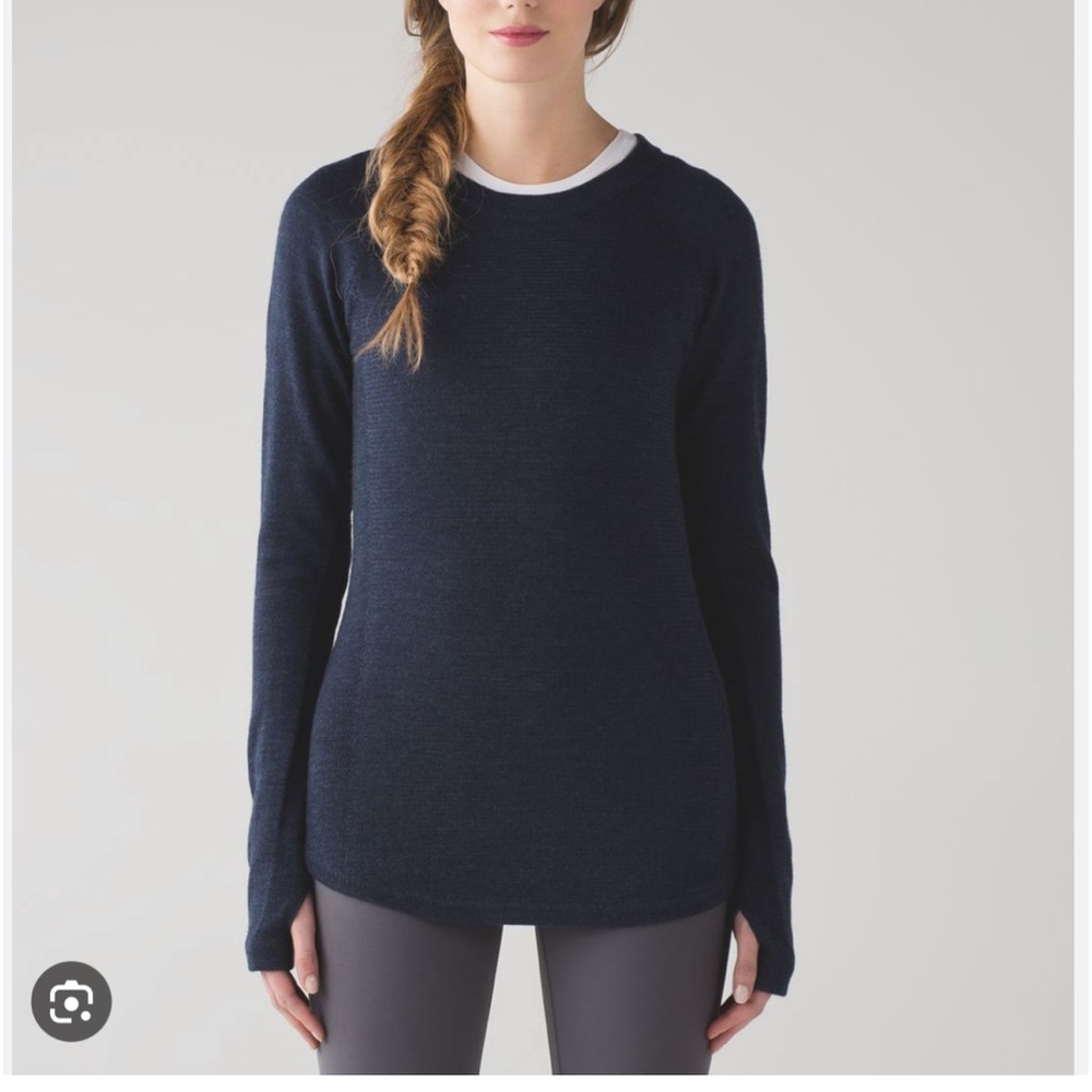 Lululemon wool lotus sweater, size 4